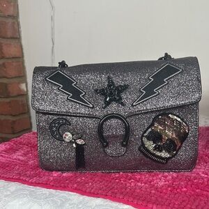 Steve Madden Balley Pewter shoulder bag.